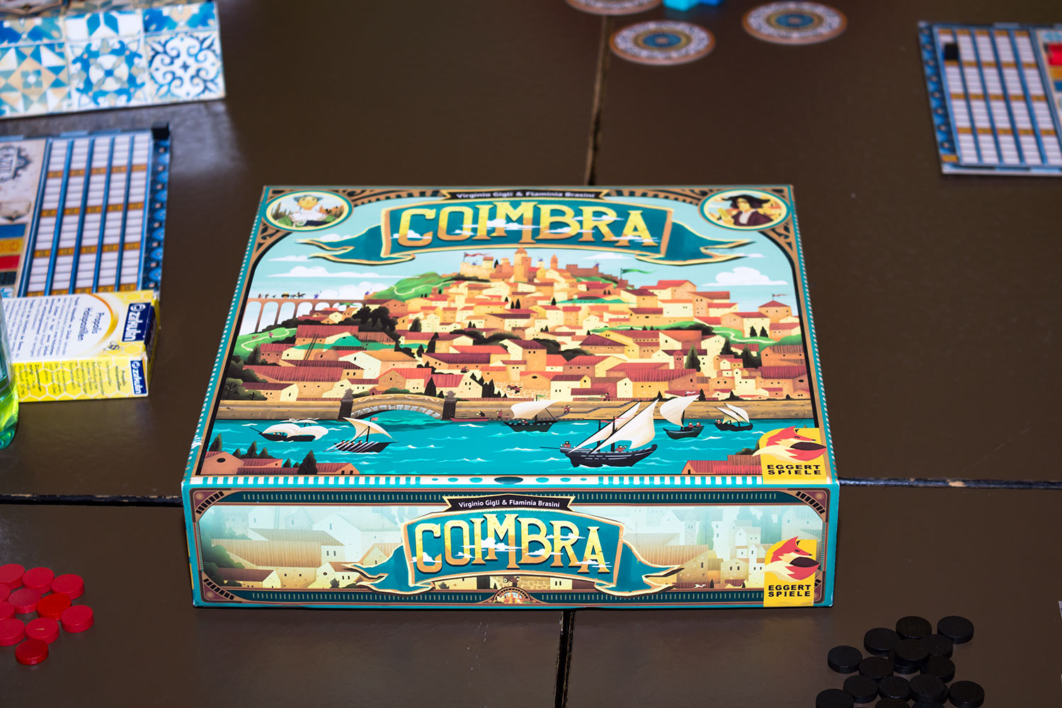 Coimbra von eggertspiele für 2018 angekündigtErste Bilder vom Spiel: Coimbra von eggertspiele 