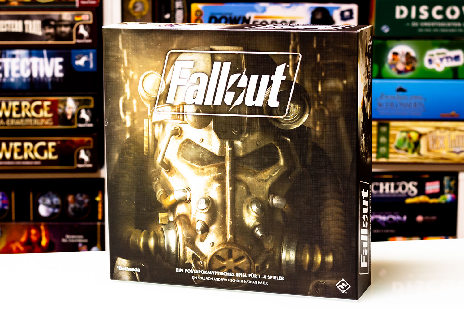 Fallout: Das Brettspiel - ist wieder im HandelFallout: Das Brettspiel - Bilder vom Spielmaterial