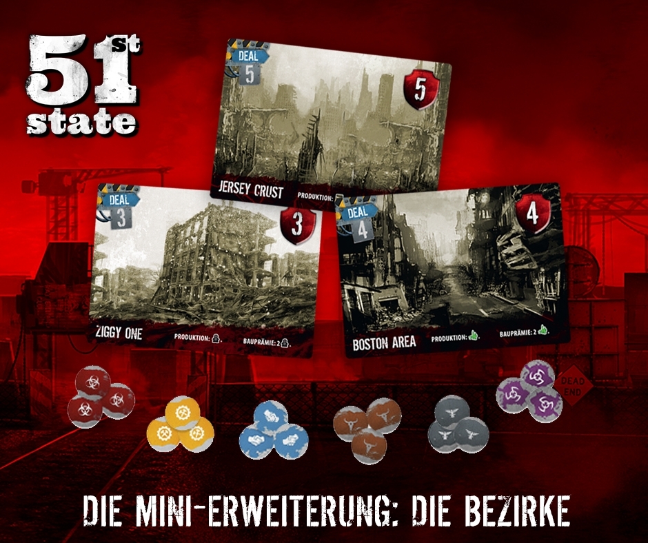 Portal Games Deutschland - erstes deutsches Spiel: 51stState 