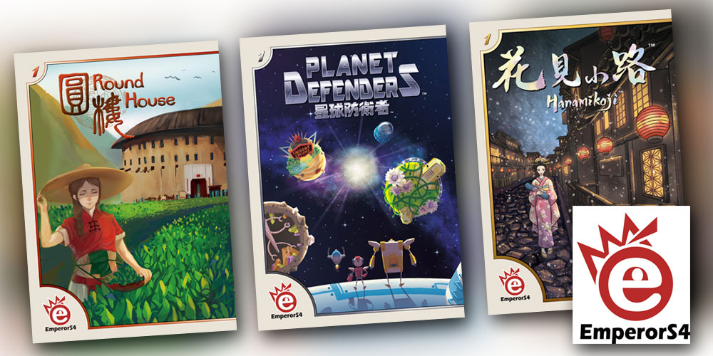 EmperorS4 Games - Hanamikoji, Planet Defenders und Round House