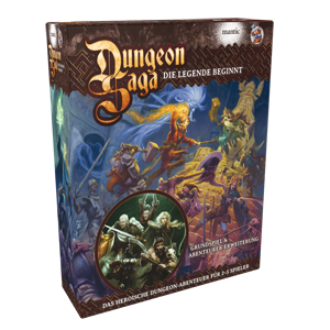 Dungeon Saga DELUXE ist erschienen, Heidelberger Spieleverlag, Spiel