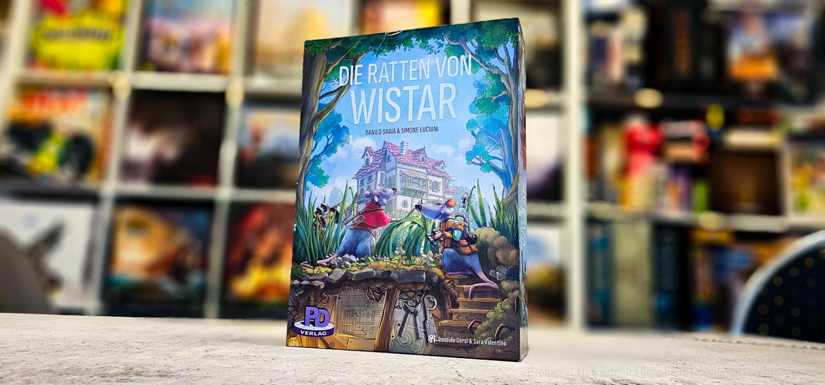 Neues Brettspiel von PD Spiele entführt Spieler in die Welt intelligenter Ratten