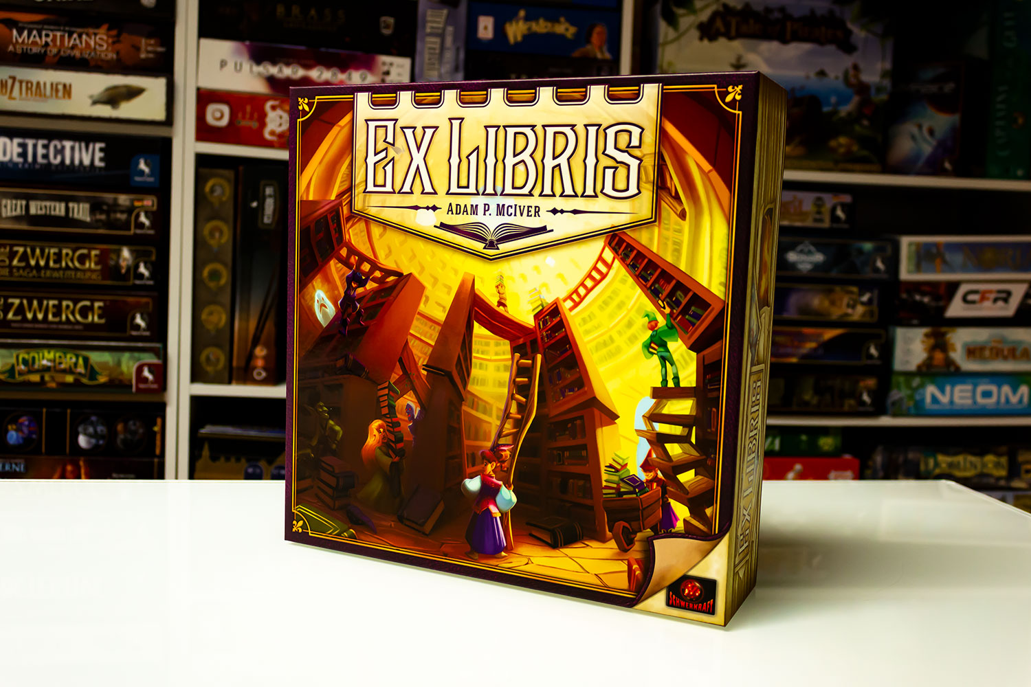 Ex Libris - erste Bilder vom Spielmaterial