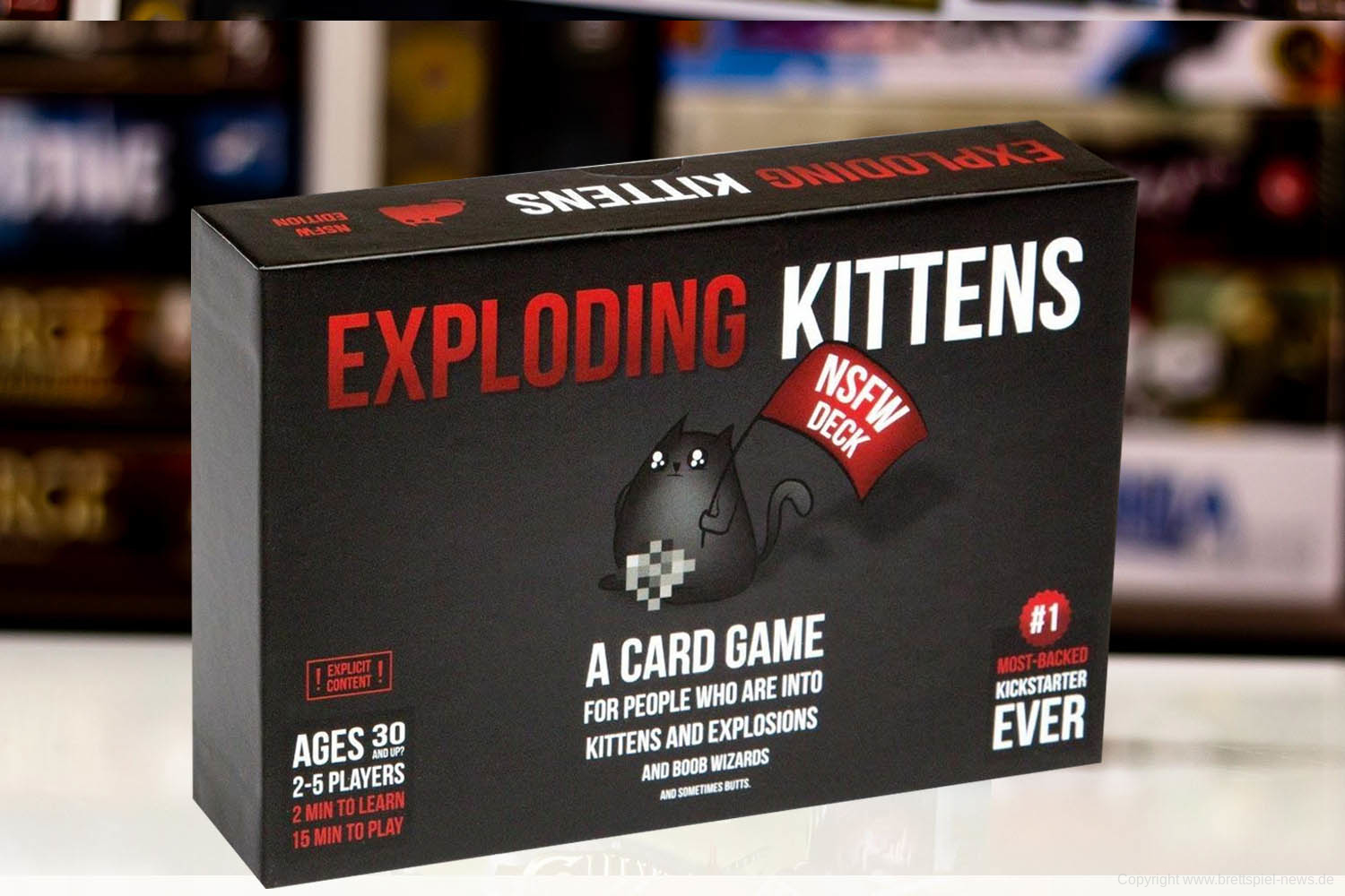 Exploding Kittens Kartenspiel NSFW-Deck 