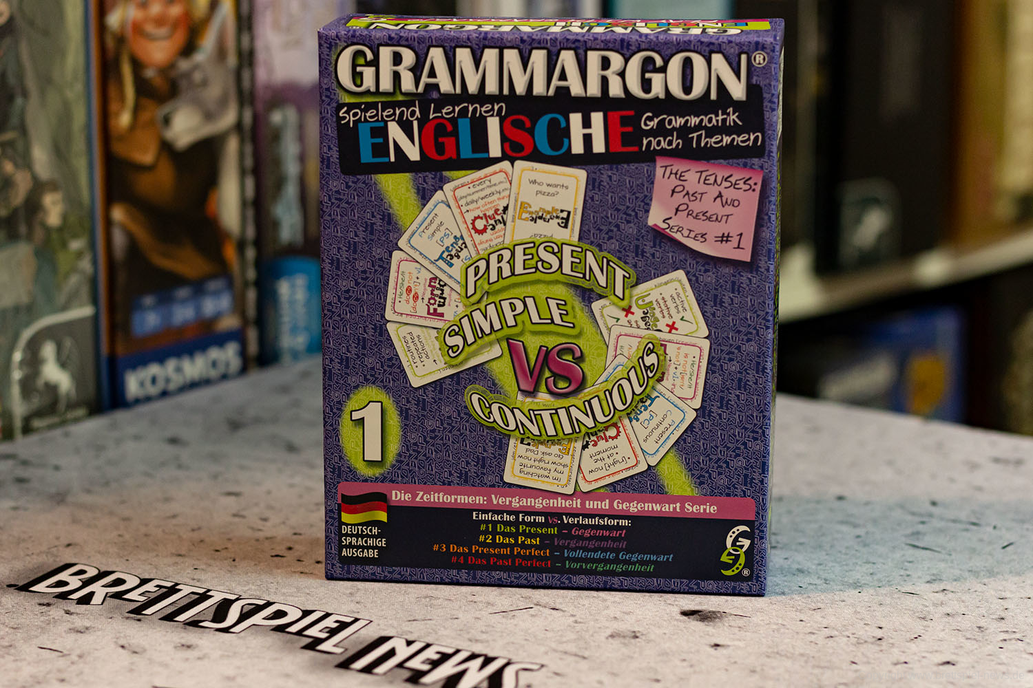 GRAMMARGON // englische Grammatik durch Kartenspiel lernen
