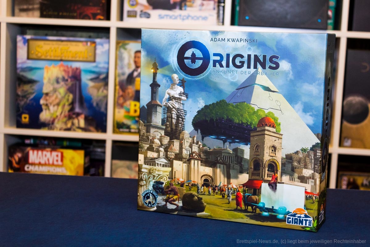 Origins - Ankunft der Erbauer | Kennerspiel für 1-4 Personen