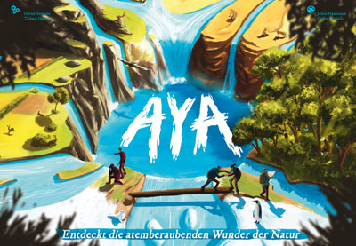 Das Spiel Aya erscheint beim Heidelberger Spieleverlag