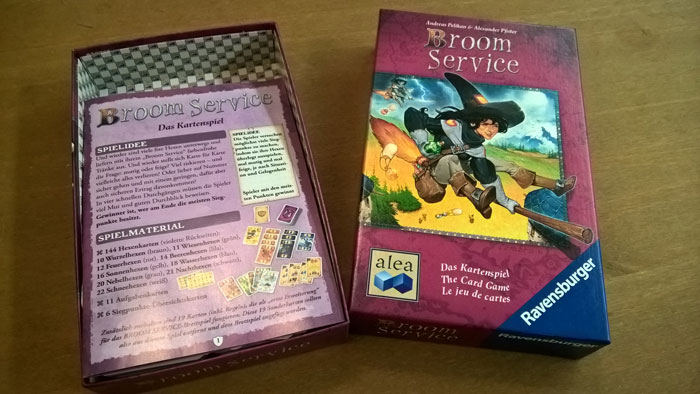 Broom Service von Alea, Kartenspiel, Hexen, Spiel, Erscheint, Juni 2016,