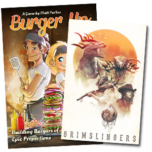 Greenbrier Games - Burger Up und Grimslingers Spiel 2016