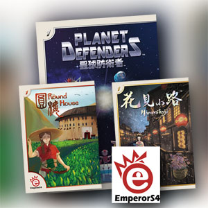 EmperorS4 Games: Hanamikoji, Planet Defenders & Round House