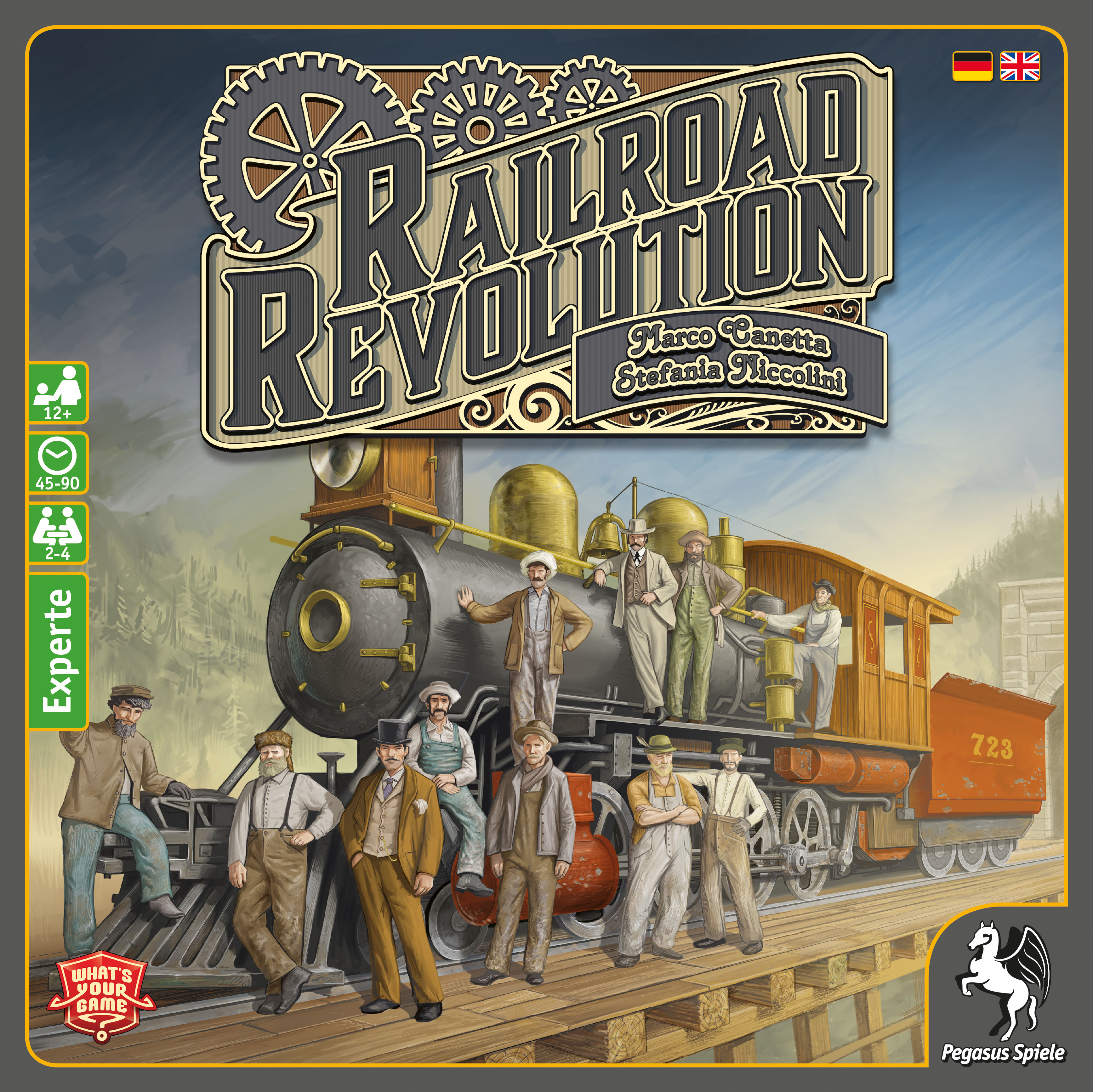 Railroad Revolution erscheint bei Pegasus Spiele im November 2016