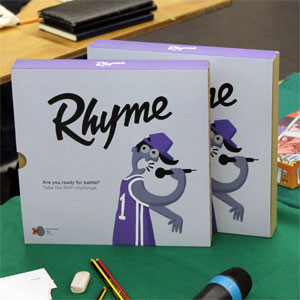 Spiel 2016: Rhyme das Sprechgesang-Spiel , rap, brettspiel