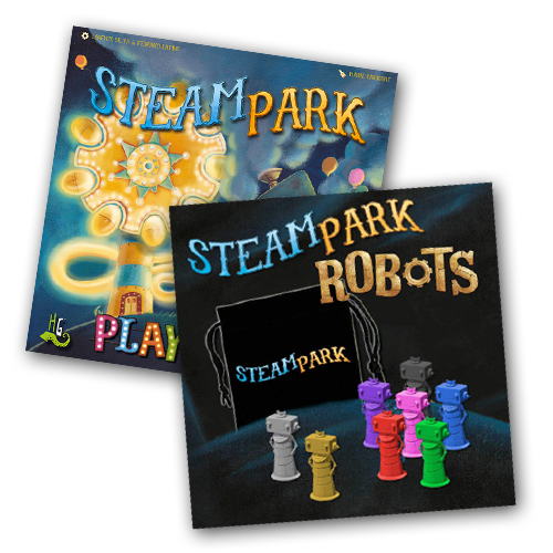 Steam Park Erweiterungen Play Dirty und Robots angekündigt