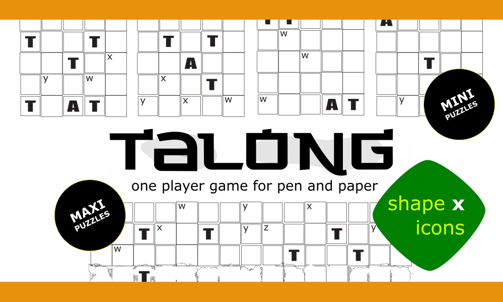 Talong – ein Pen and Paper von SmithGames, Knobelspiel, Rätsel Spiel