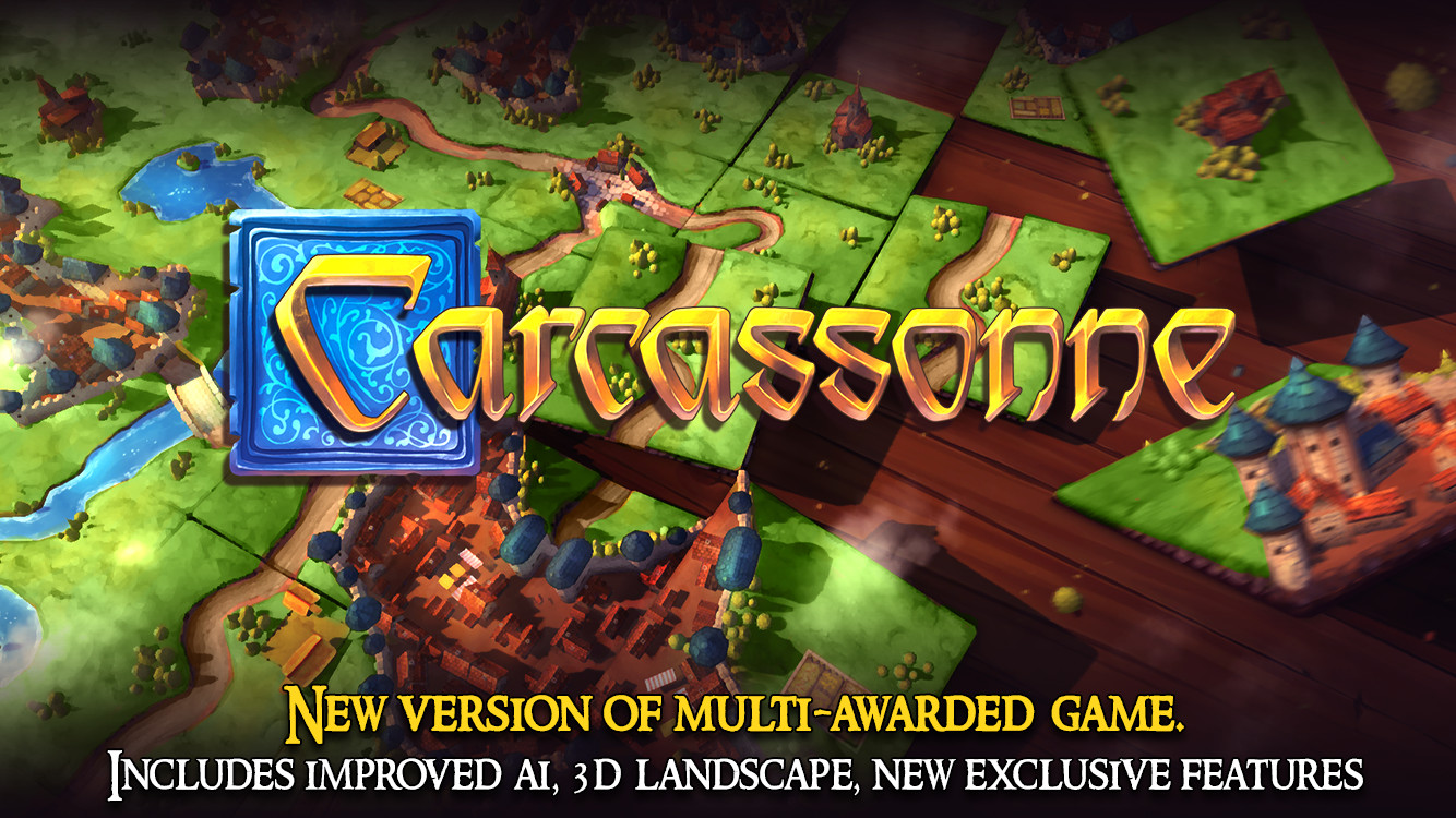Carcassonne jetzt auf Steam und für Android verfügbar
