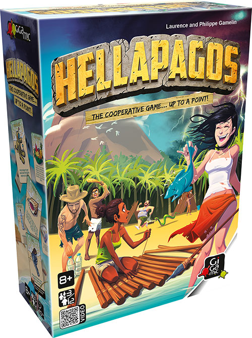 Hellapagos von Laurence Gamelin und Philippe Gamelin erscheint bei Pegasus Spiel
