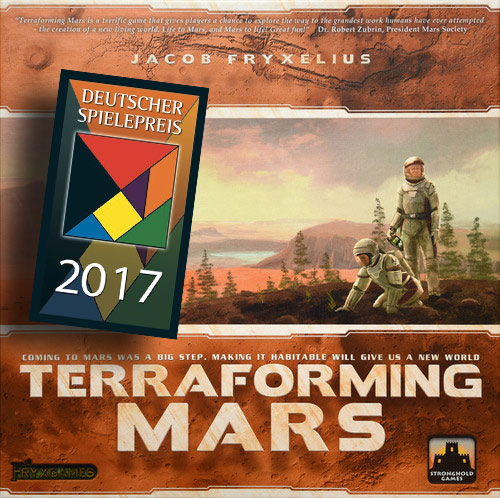 Deutschen Spielepreis 2017: Terraforming Mars gewinnt