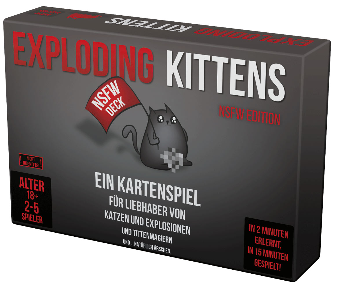 Exploding Kittens – NSFW Edition erscheint im Mai 2018