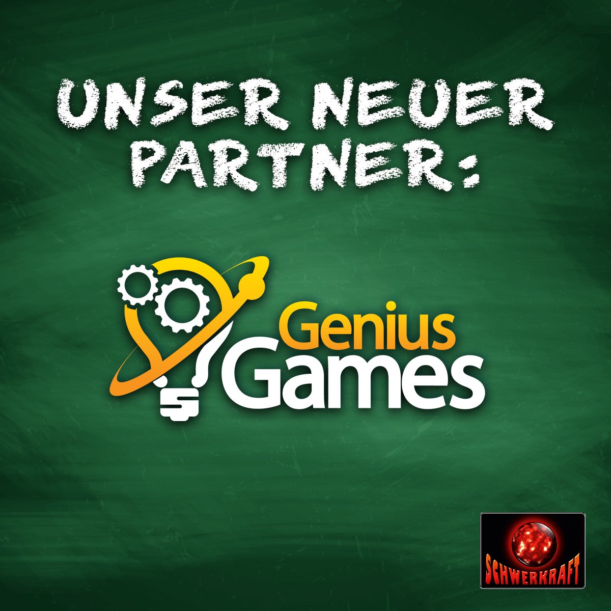Schwerkraft Verlag verkündet Zusammenarbeit mit Genius Games