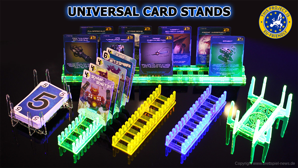 KICKSTARTER // Universal Card Stands gestartet