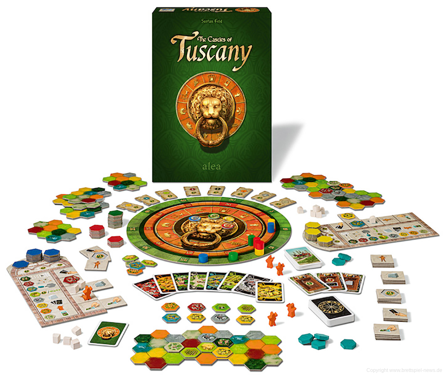 The Castles of Tuscany spielmaterial