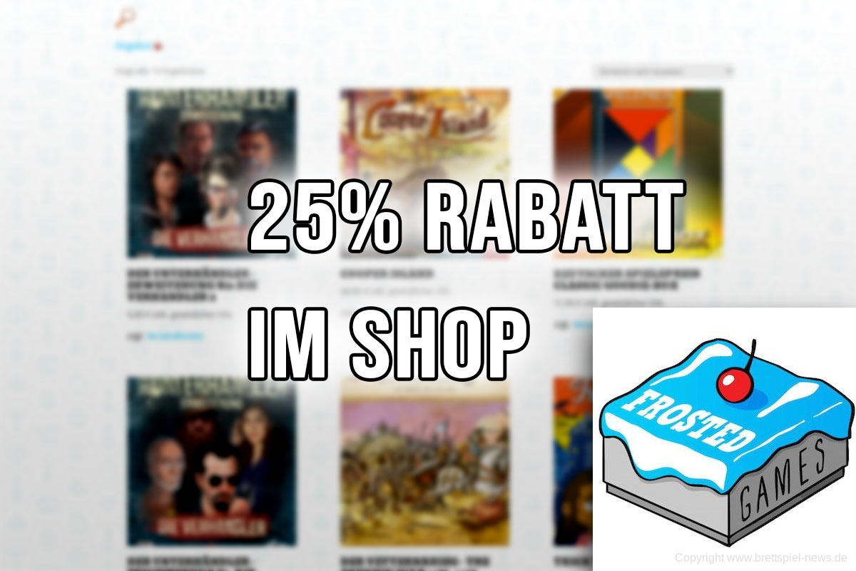 ANGEBOT // 25% Rabatt im Frosted Games Shop