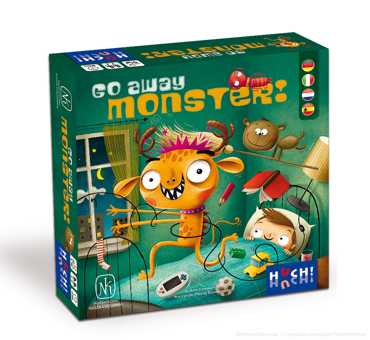 Kinderspiel Go Away Monster 