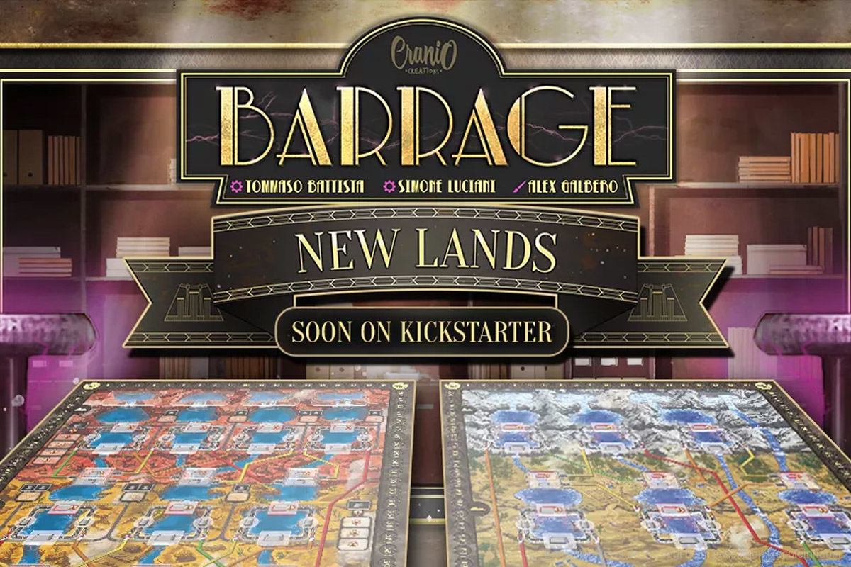 Barrage mit neuen Erweiterungen bald auf Kickstarter
