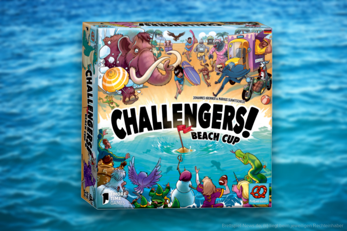 Challengers! Beach Cup - Nachfolger des Kennerspiels des Jahres 2023 erscheint im Oktober 2023