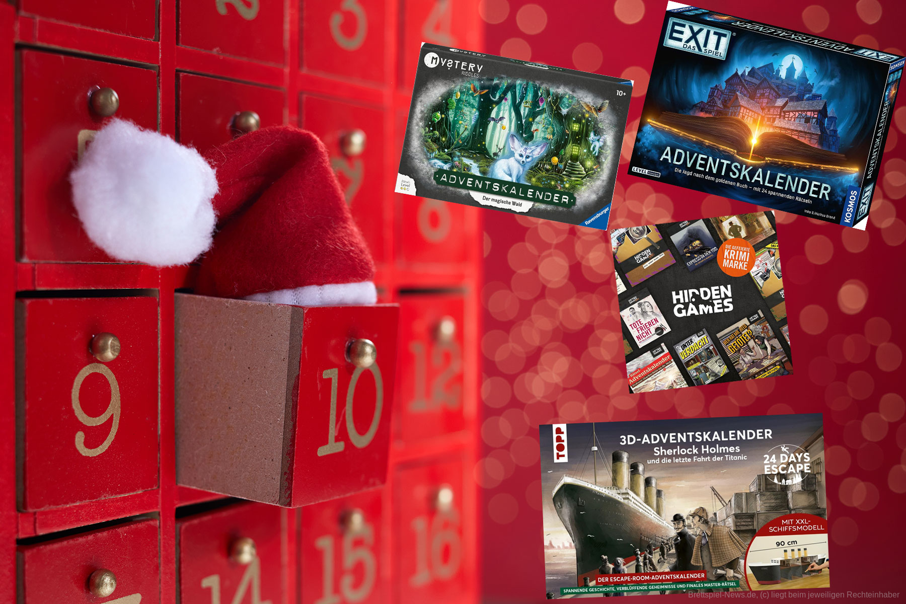 Brettspiel Adventskalender im Angebot - jetzt schnell zugreifen