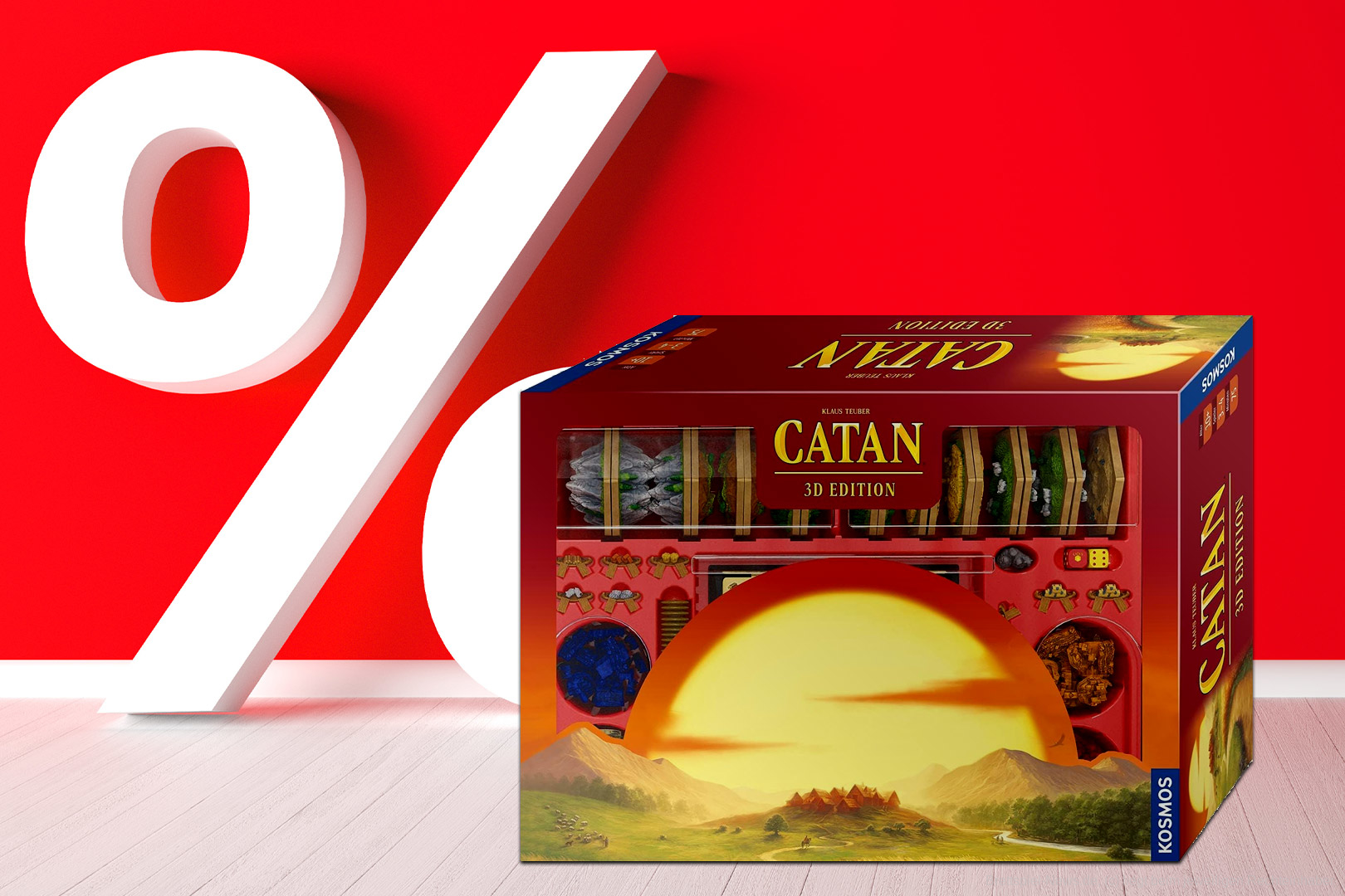 Catan 3D Version mit 82 € Rabatt auf Amazon.de im Angebot