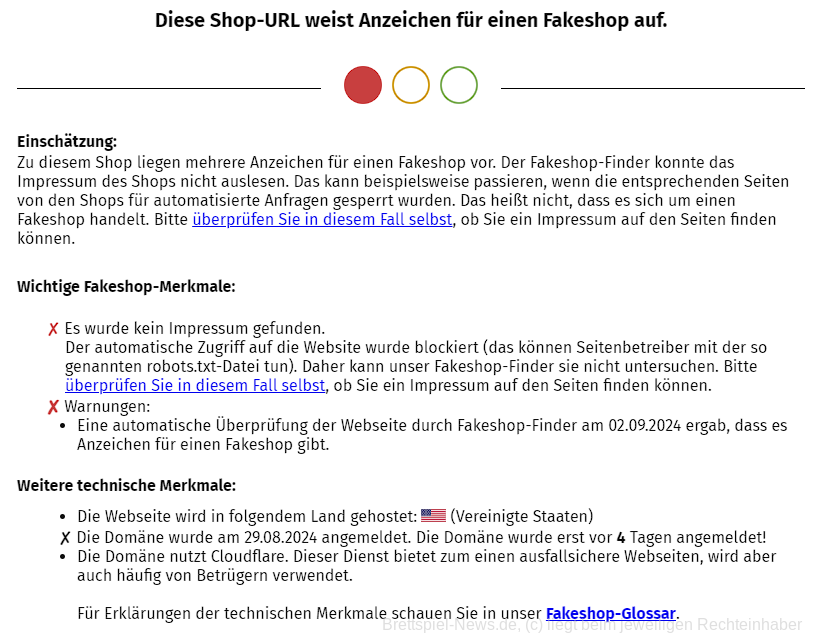 fake shop zusammenfassung