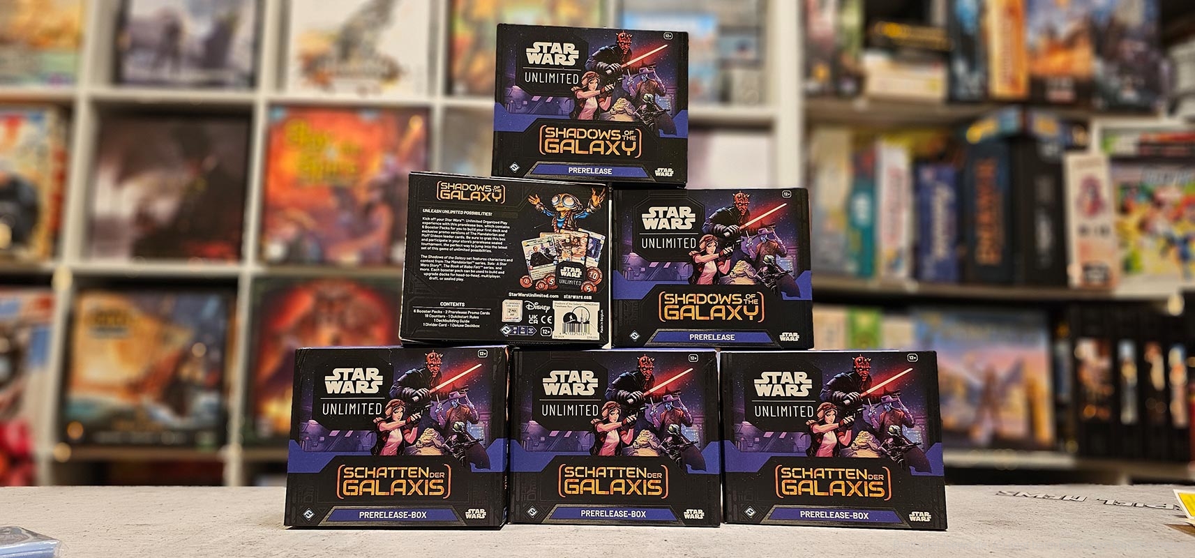 6 Star Wars Unlimted Prerelease Boxen und vieles mehr gewinnen!