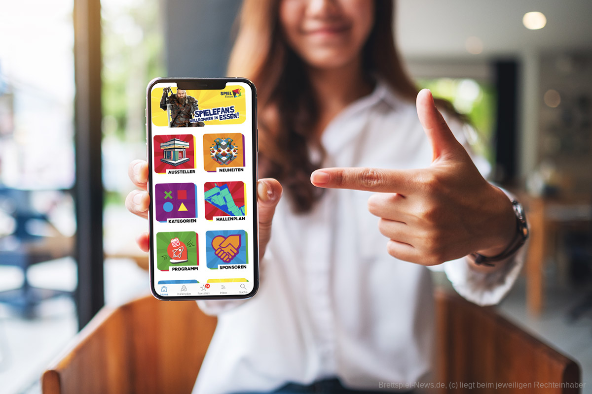 Auf der SPIEL Essen 2024 zurecht finden mit der App – eine kurze Anleitung