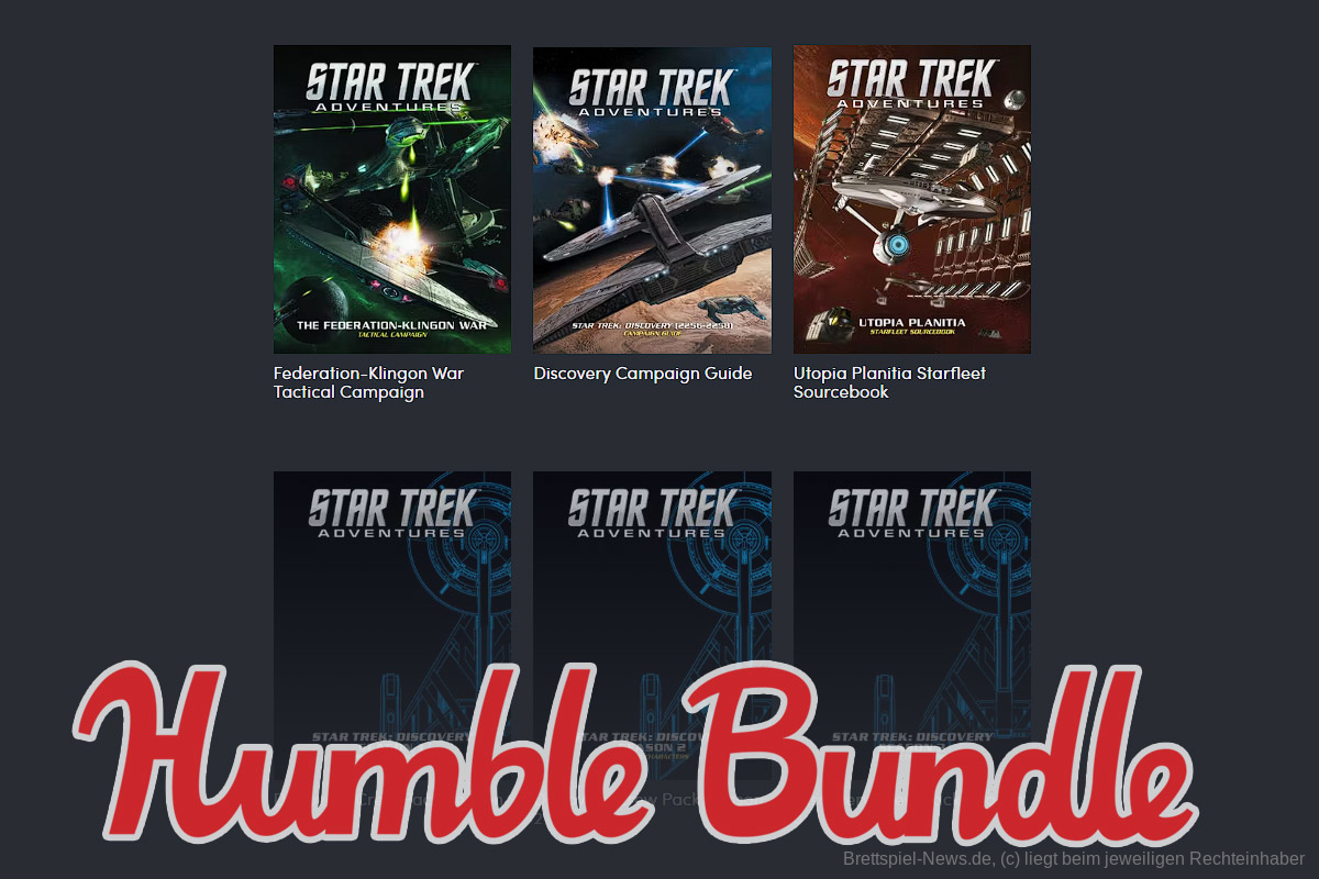 Humble Bundle: 22,87 € für riesiges Star Trek Rollenspiel-Bundle im Wert von 398,73 €