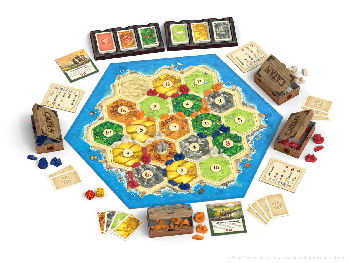 CATAN 2025 Spielmaterial c KOSMOS