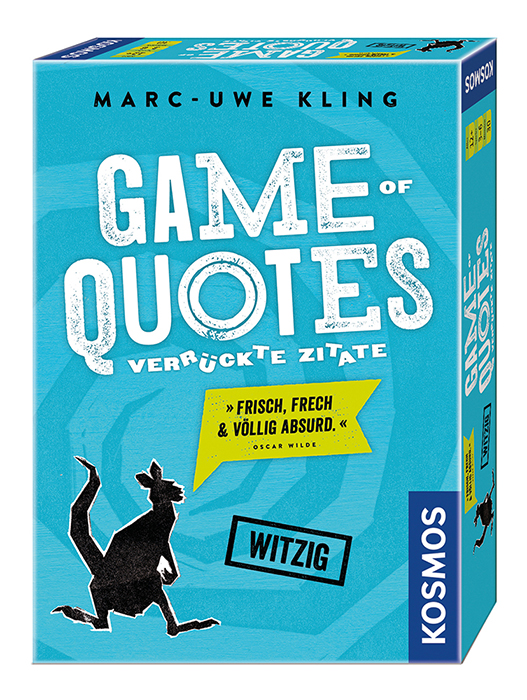 Neues Spiel von Marc-Uwe Kling: Game of Quotes