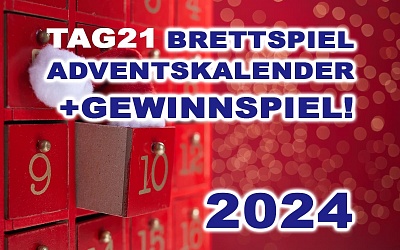 TAG 21 - Brettspiel-Adventskalender 2024 - zweimal mehr als 49% Rabatt sichern