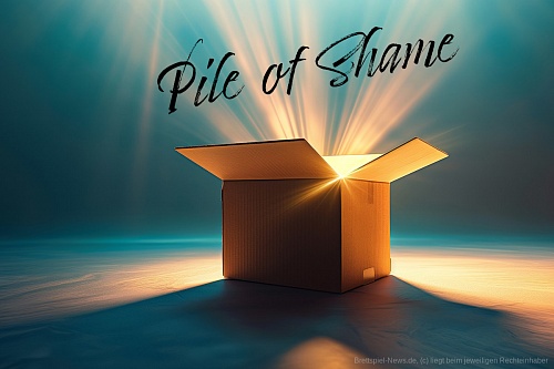 #520 Pile of Shame (21) | Chinesen retten die Welt, es gibt Blut, es gibt Karten und viel ThemaIn dieser Episode unserer Podcast-Reihe 