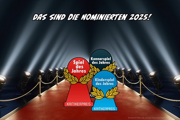 Die Spiel des Jahres 2025 - Longlist wurde bekannt gegeben