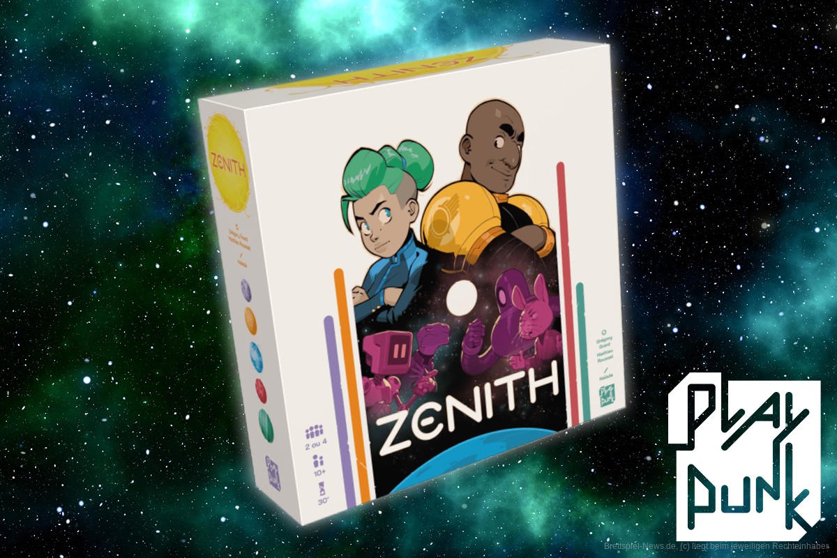 Neues Spiel "Zenith" vom Verlag hinter Captain Flip erscheint Anfang 2025