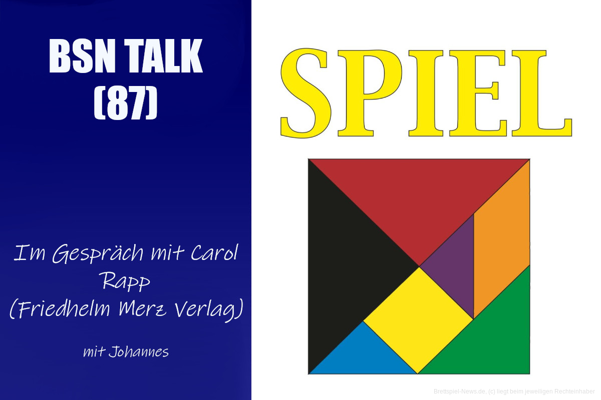 #295 BSN TALK (87) | im Gespräch mit Carol Rapp (Friedhelm Merz Verlag)