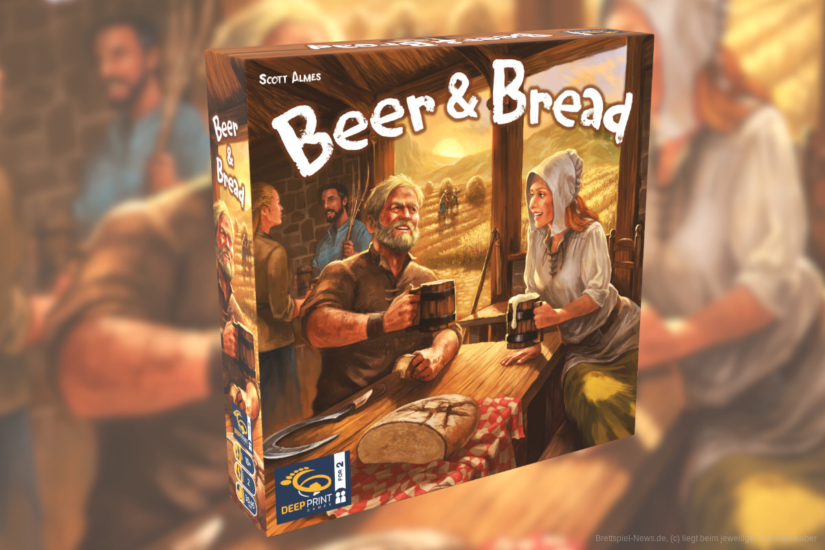 „Beer & Bread“ | Neues 2-Personen Spiel von DEEP PRINT GAMES