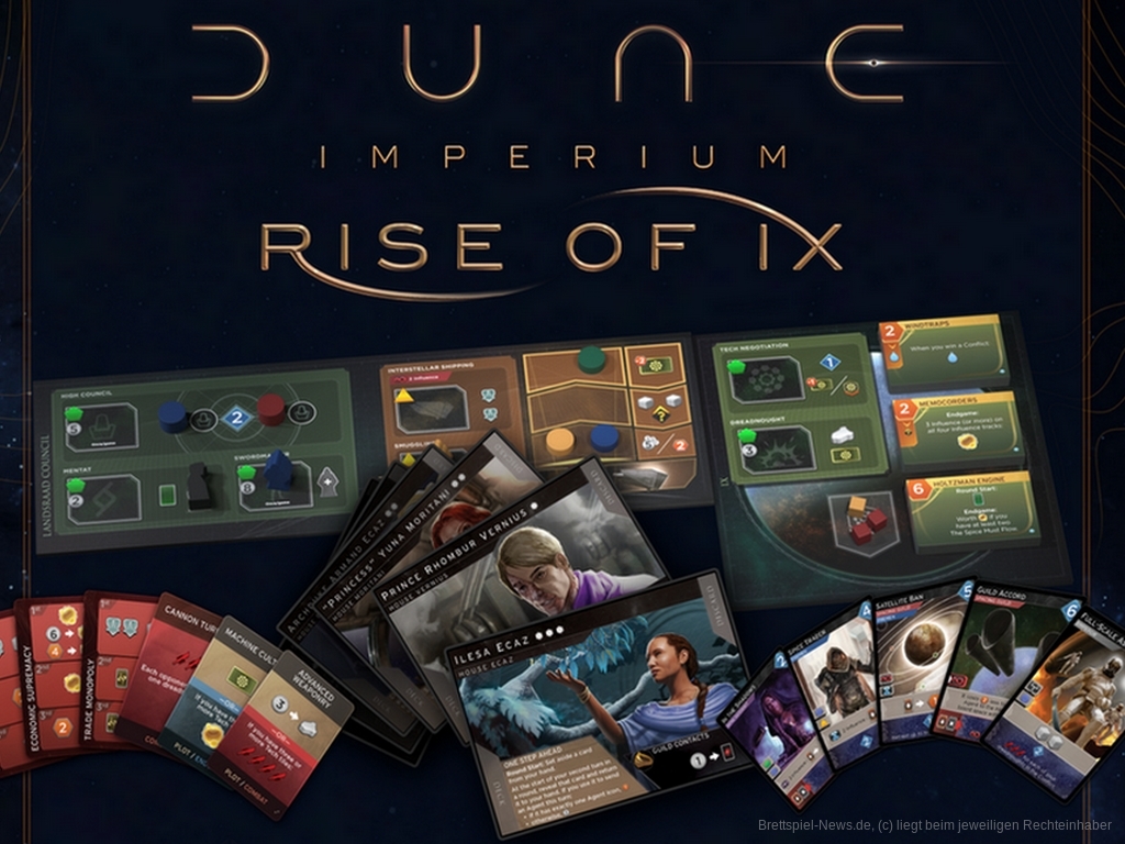 Dune Imperium Rise of Ix und Deluxe Upgrade Pack