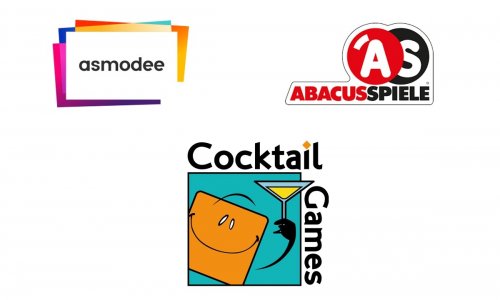 Asmodee startet Vertriebspartnerschaft mit Abacusspiele und Cocktail Games