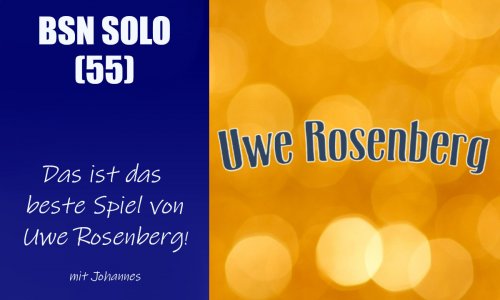 #347 BSN SOLO (55) | Das ist das beste Spiel von Uwe Rosenberg